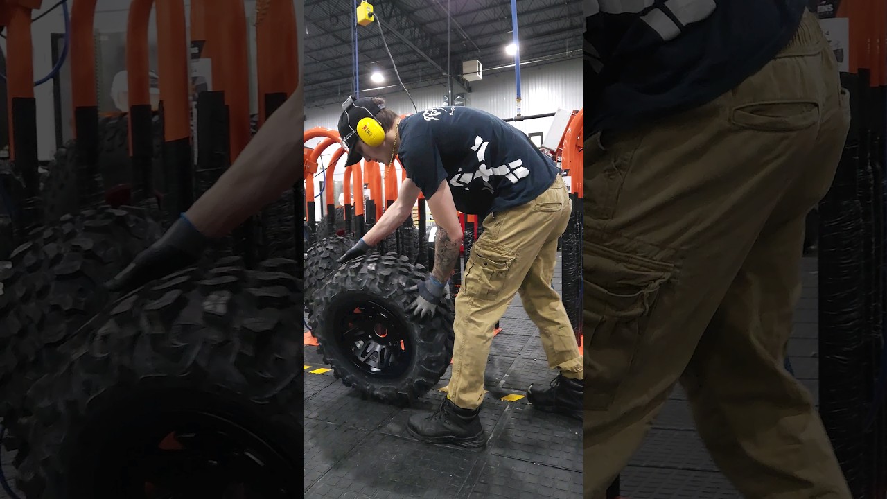 These 14x8 Vision Se7en wheels and 28x10 Maxxis tires are headed out to Texas! 