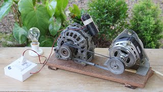 I turn Car Dynamo into 220v electric Generator