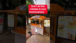 Don't do this mistake in your food business ❌