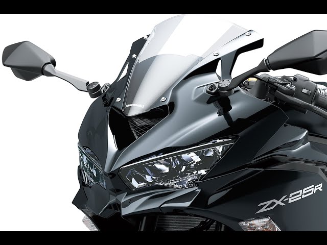 展示です♥ 2021年モデル ZX-25R 展示車入荷しました！ - YouTube