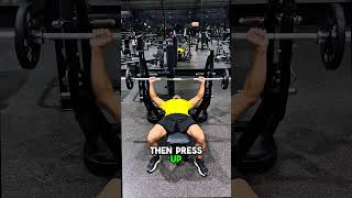 Flat bench press - barbell.  #motivation #gymworkout #viral #gym #fyp #shorts
