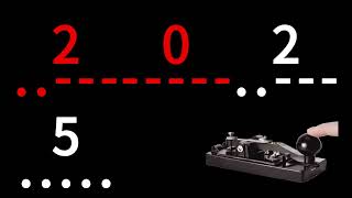 2025 in Morse Code: From Slow to Fast with Light Signals!