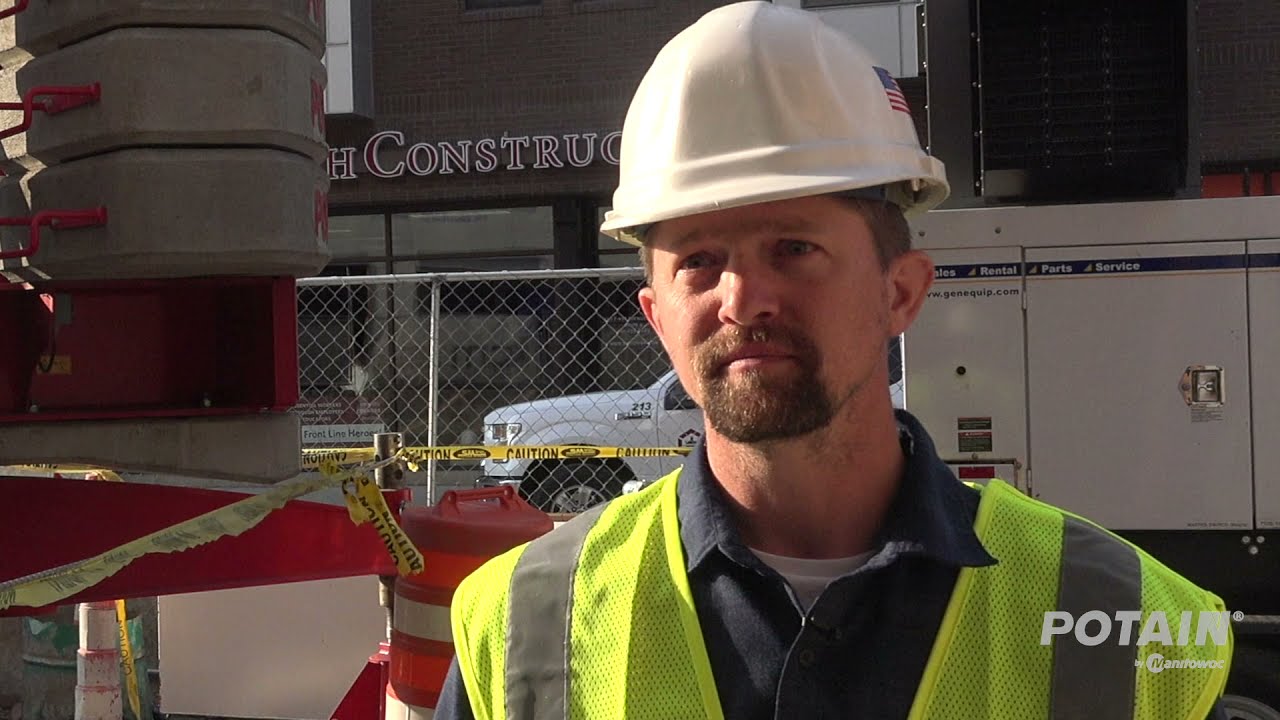 Potain self-erecting cranes work where other lifting equipment can’t