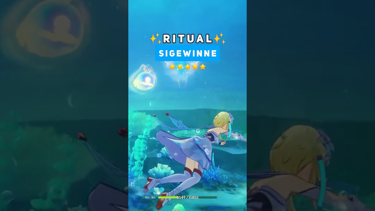CONSIGUE A SIGEWINNE EN 1 MINUTO 🏥💧 RITUAL PASO A PASO ✨ Genshin Impact