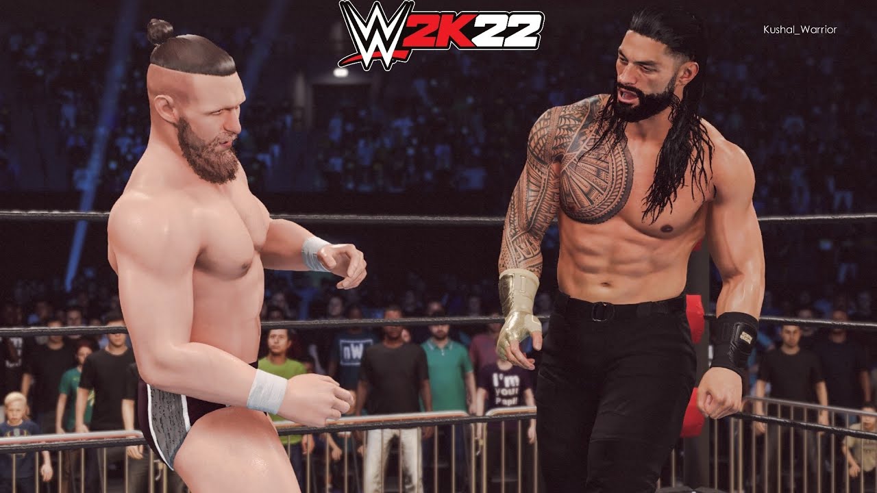 WWE 2K22 Roman Reigns VS. Daniel Bryan - One On One Match - WWE Universal Championship