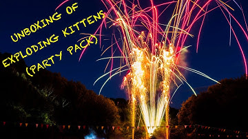 Unboxing Exploding Kittens Card Game Party Pack