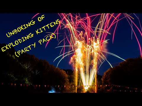 Unboxing Exploding Kittens Card Game Party Pack