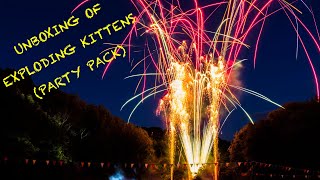 Unboxing Exploding Kittens Card Game Party Pack