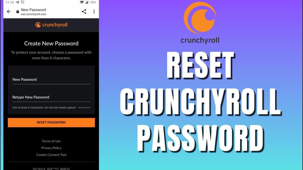 How To Reset Crunchyroll Password YouTube