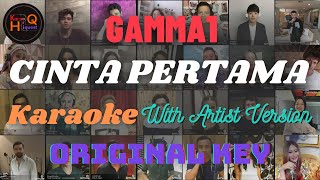 Gamma1 - Cinta Pertama - Karaoke - Original Key - With Artist Version