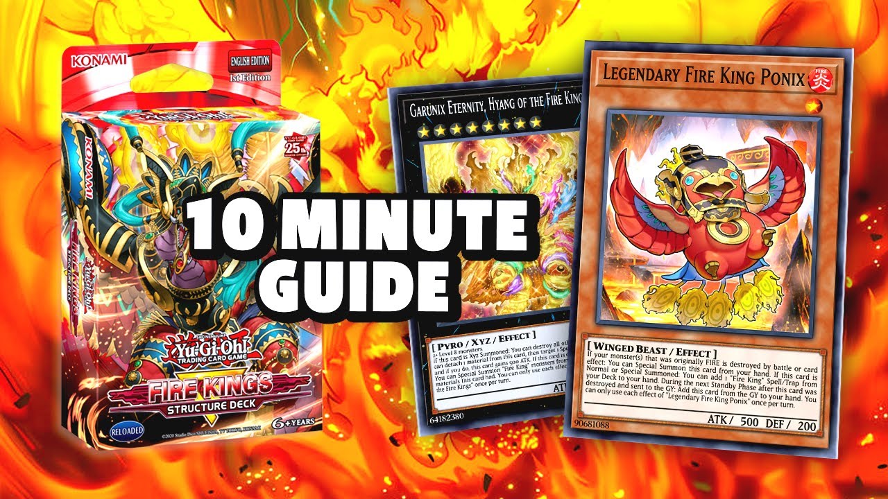 yugioh deck fire Yugioh Revamped Fire Kings Structure Deck Display Box main image 0