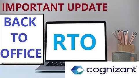 Cognizant Important Update || RTO  in Cognizant || Back to Office