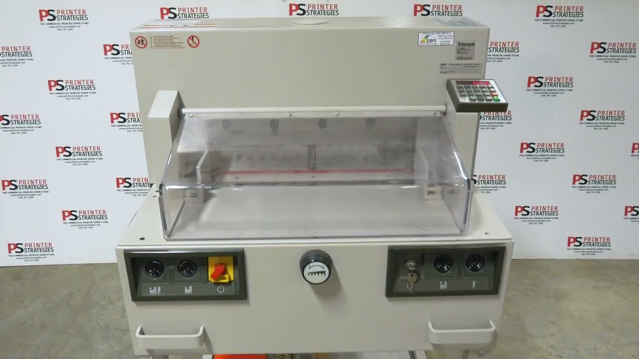 Triumph 485095EP Paper Cutter YouTube