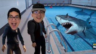 APARECERAM DOIS TUBARÕES DENTRO DA PISCINA DA ESCOLA!!! screenshot 4