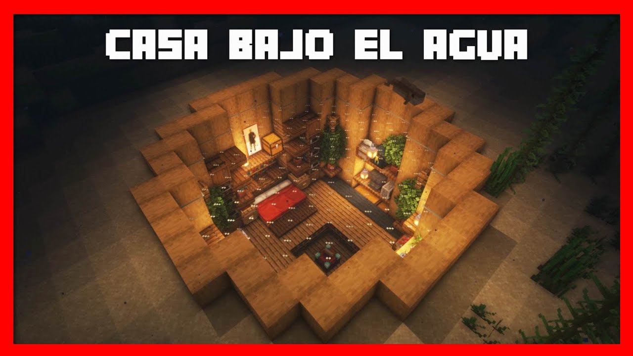 Como Hacer Una Casa Debajo Del Agua En Minecraft