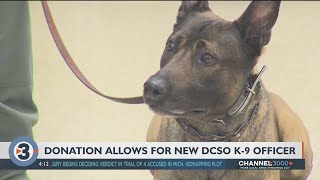 Donation allows for new Dane Co. Sheriff's Office K-9 officer
