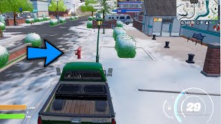 Destroy objects while in a vehicle || Fortnite daily quests