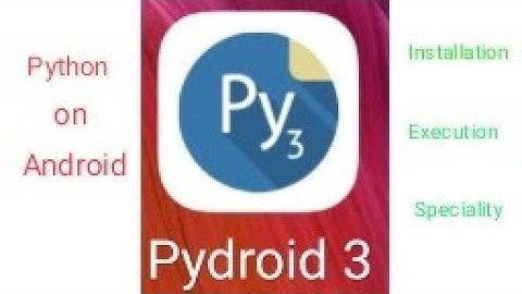 Python installation and programming on Android Tamil.