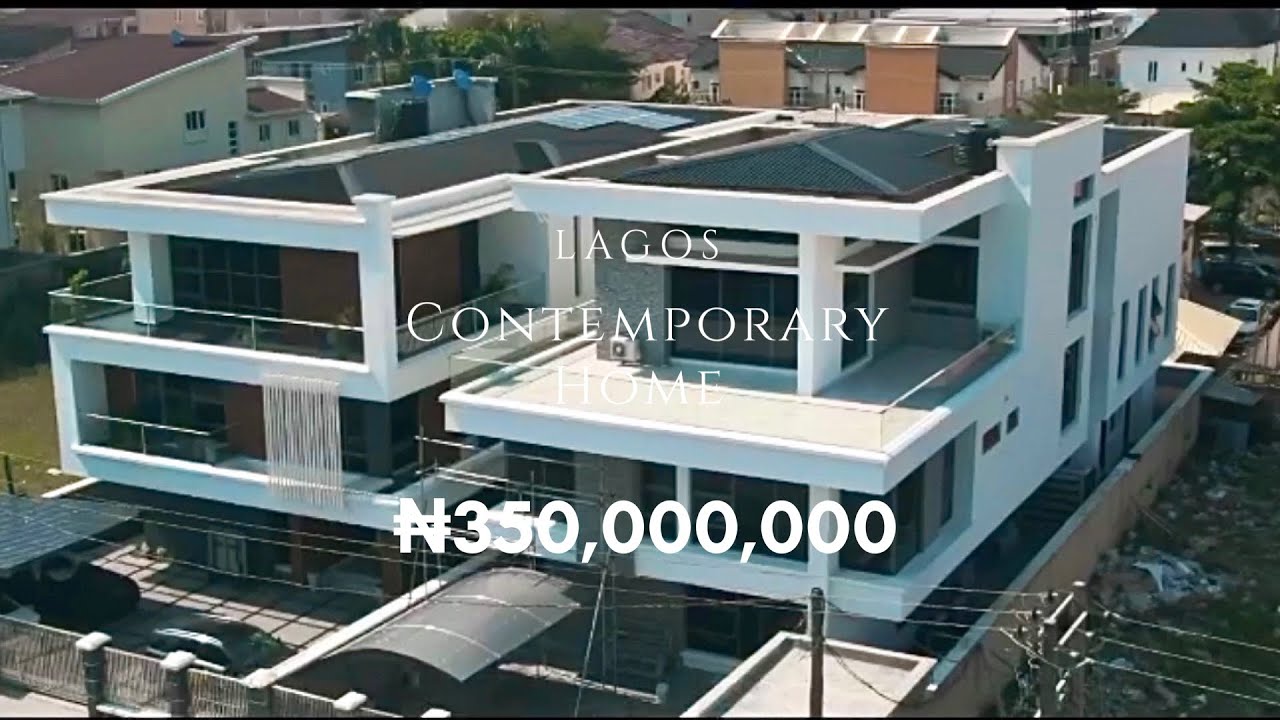 SEE THIS: A Contemporary ₦350million Mansion in Lagos, Nigeria.