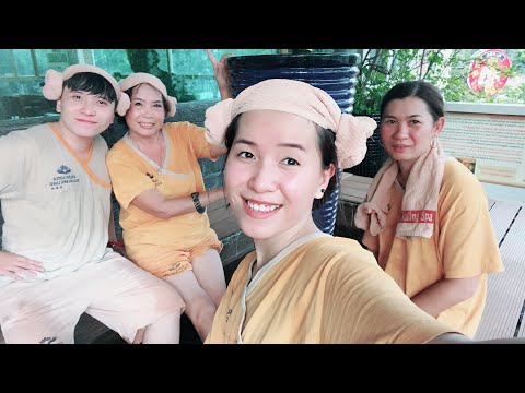 Tết SPA cùng Gia Đình | review nhanh Golden lotus healing spa land