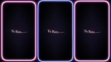 Dar Hai Tujhe Me  Kho Na Du Tiktok Trending Video | Alight Motion Xml