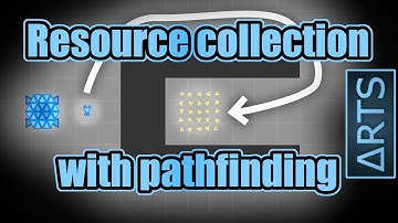 TriangleRTS - Resource collection with pathfinding