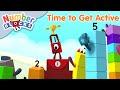 @Numberblocks - Time to Get Active 🏀 ⚽️ | Sports | Learn to Count