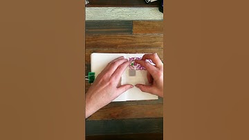 Printing a repeat pattern Linocut stamp - Purple