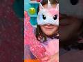 Slime vs Googly Eyes! 🤯 Little Angel Craft Competition (Princess Remix) #kids #shorts