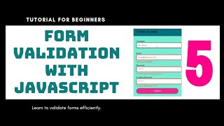 Form Validation with JavaScript (5)