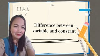 Difference between Variable and Constant MATH 6 (TAGALOG)