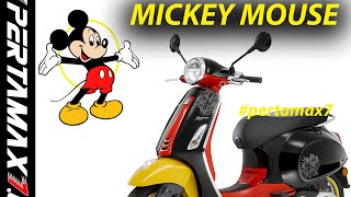 Vespa Primavera Disney Mickey Mouse Edition Special 🛵🛵🛵 #vespa #disney #mickeymouse #scooter #skuter