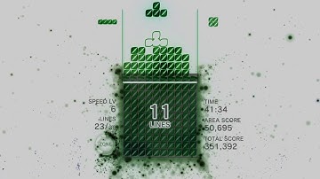 Tetris® Effect Meeches tries for Perfectris