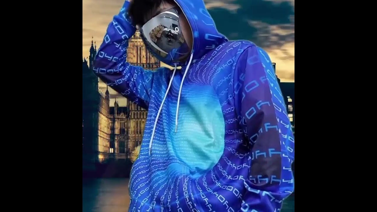 Men's Plus Size Pullover Hoodie Sweatshirt Graphic Optical Illusion Hooded