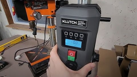 Adjusting the Lasers on Klutch Variable Speed Digital Drill Press