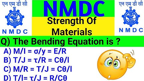 Strength Of Materials Objective Questions For NMDC Exams || NMDC Junior Officer || Mechanical Questi