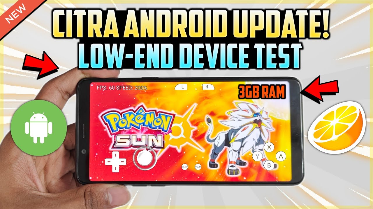 Pokémon Ultra Sun ANDROID (Citra MMJ 3DS Emulator FULL SPEED - Snapdragon  855) 