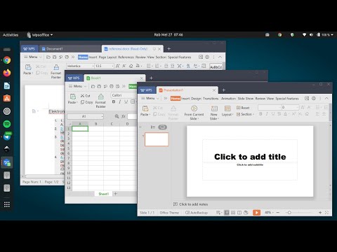 Video: Bagaimana cara menginstal WPS Office di Ubuntu?