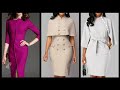double frill Bodycon dresses // office wear outfit ideas for women and girls