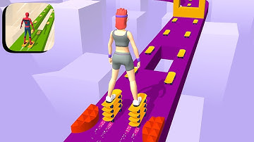 Skater Stacker - All Levels Gameplay Android,ios (Levels 7-11)
