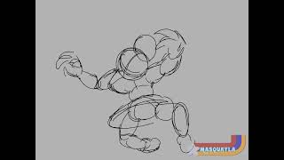 Ibis Paint Animation Test | Ballora Chase | 20fps