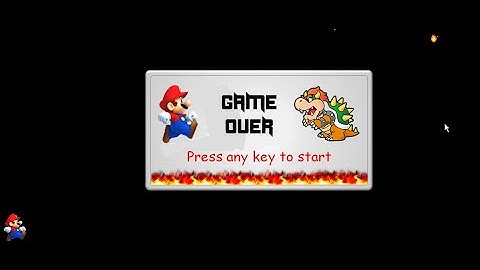 Simple Mario Dodge Game using Python