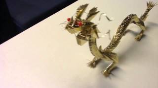Golden Dragon Origami