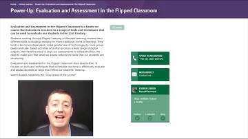 New course-Evaluation and assessment in the Flipped Classroom