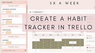 HABIT TRACKING IN TRELLO || THE EASIEST WAY