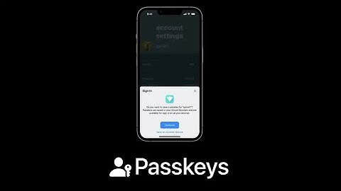 Passkeys. Account creation and log in without password.