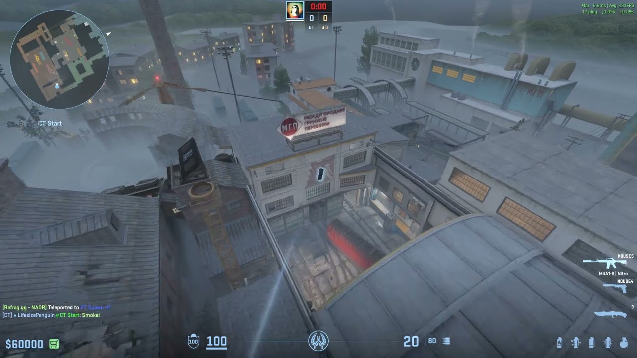 CS2 - Train: Another Insta Main smoke from CT Spawn