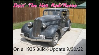 1935 Buick Update.  You can finish this car!