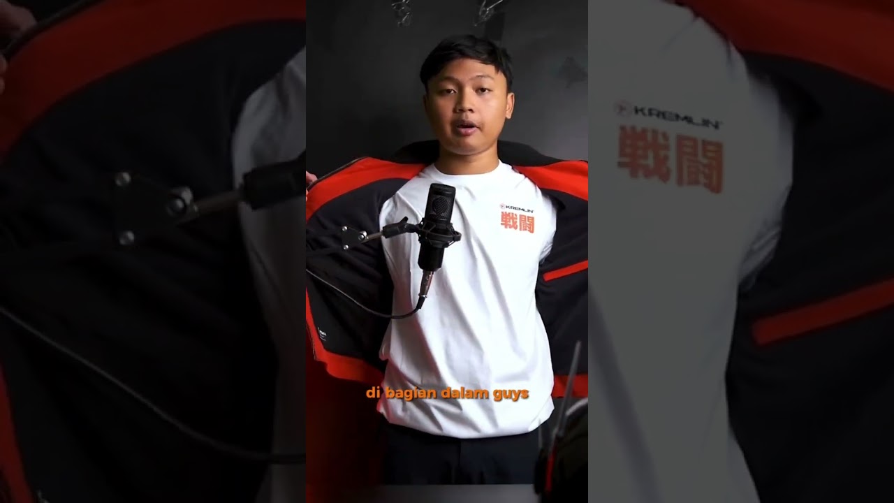 JAKET VIRAL KREMLIN Red Jacket Biker Cyber Motor - METACRUSH LARIS RIBUAN PCS