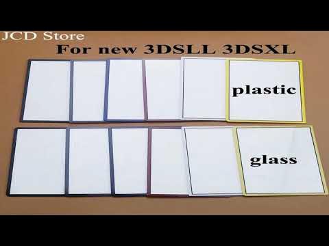 Cheap Top Screen Glass Lens For NS 3DS Upper LCD Display Protections Panel Replacement Game Consoles Repair